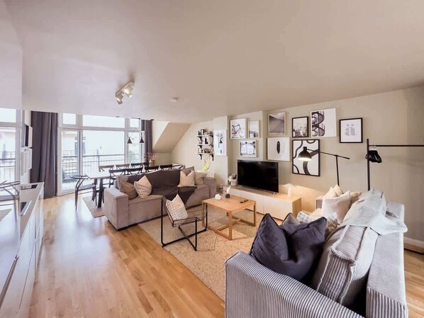 Apartment has access to the private balcony