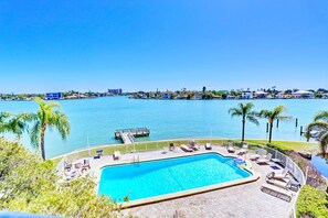 Refreshing waterside pool and deck!