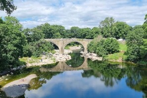 Devil's bridge and the River Lune, just a ten minute walk