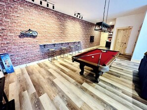 Who is up for a game of pool and 4 in a Row?