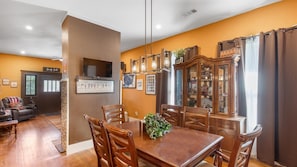 Open Space Dining/Living area