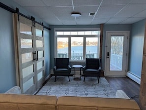Living Room with Doors Closed