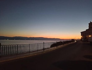 Utsikt mot havet/stranden