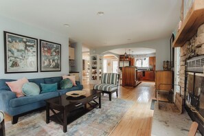Unwind in this cozy living room