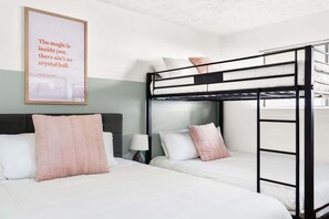 3 memory foam "queen" sized beds for a comfortable stay!