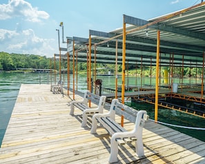 Fun swim deck at Dock 2 (just down the street)