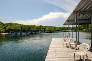 Jump in to the water from the Swim Deck at Dock 2!