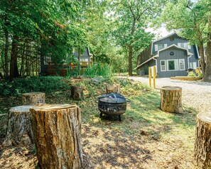 Outdoor community fire pit - down near cabins 1 & 2