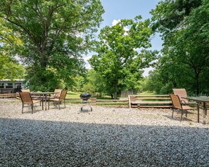 Welcome to Tribesman Resort! View out the front of Tribesman 9.