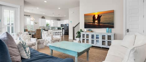 Seaglass Shack living room