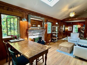 Open concept living room, dining room, kitchen