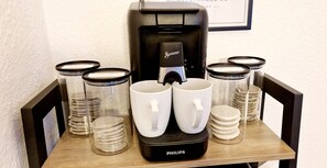 Kaffe och/eller kaffebryggare