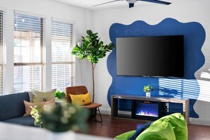 Our cozy living area is the heart of comfort and relaxation.