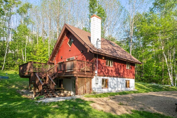 View of house and deck