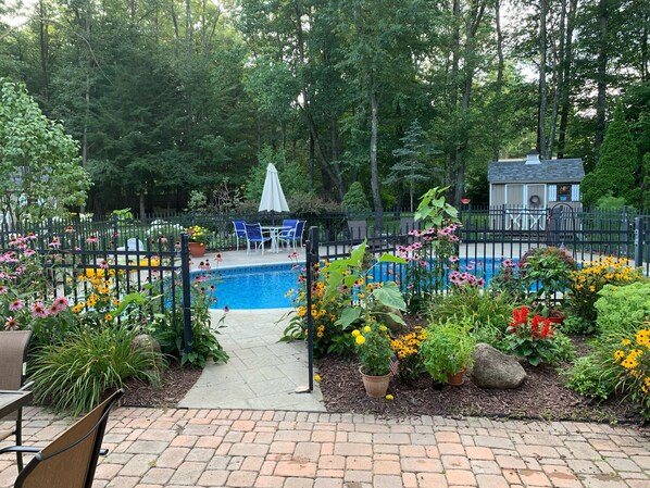  Inground pool- directly off our large patio.  A great spot for Happy Hour!
