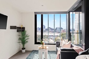 The living area.
