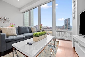 Lounge in modern and comfortable furnishings