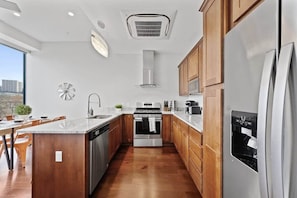 New building with new appliances