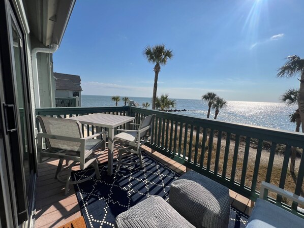 Oceanfront Balcony