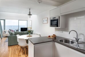 open plan kitchen living area