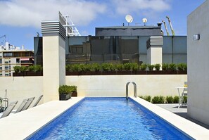 Rooftop pool