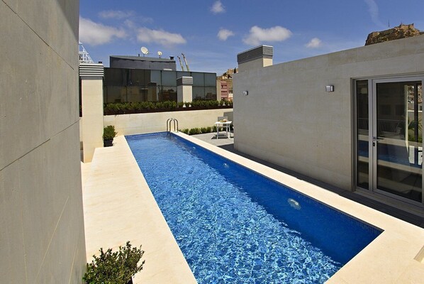 Rooftop pool