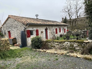 Front of cottage
