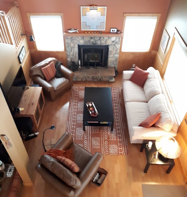 Living room from the loft