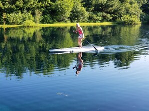 Paddleboarding at Hickory Shores