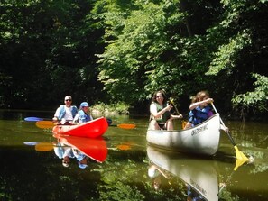 Paddling on the Headwaters (Rock Creek) at Hickory Shores