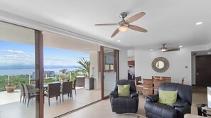 Living room & dining room