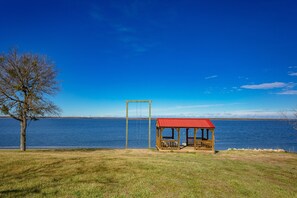 Uitzicht vanuit accommodatie