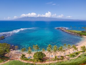 Kapalua Bay and Napili Bay  beaches are within 10 minutes walk from your villa