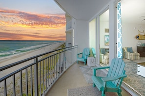 Private balcony