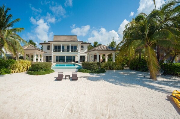 Sun Salutations barefoot beachfront is your slice of heaven.