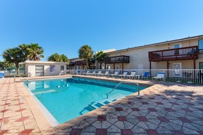 Soak up the sun by the pool