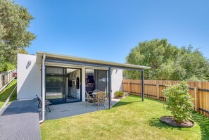 Patio and Lawn Area