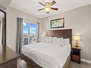 Primary Bedroom - King Bed plus Balcony Access