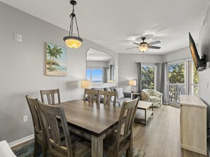 Dining Area with Open Floor Plan Living