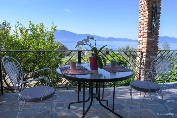 Seaview from the patio of the property