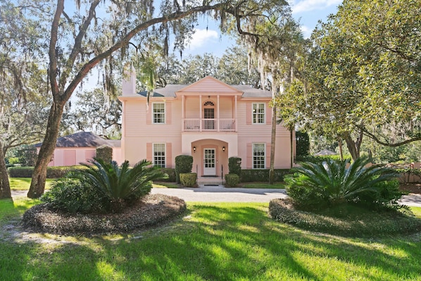 This Frank McCall, original cottage, is known as the Pink House on Sea Island.