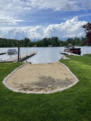 Shared Beach entrance to Lake Winnisquam,  seconds away from house 