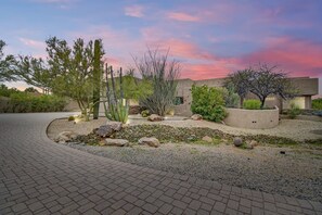 Large driveway entrance