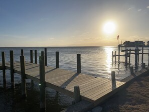 Beautiful sunsets await you from the newly renovated pier