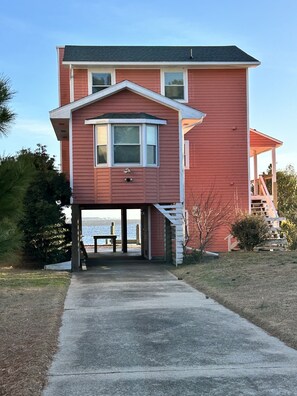 View of front of the house from the street