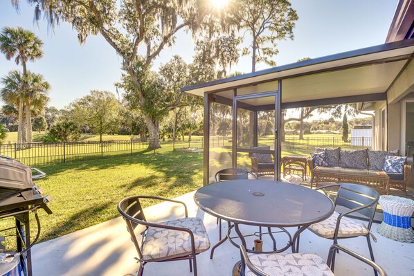 Palm Coast Vacation Rental | 4BR | 2BA | 2 Steps to Enter | 1,700 Sq Ft