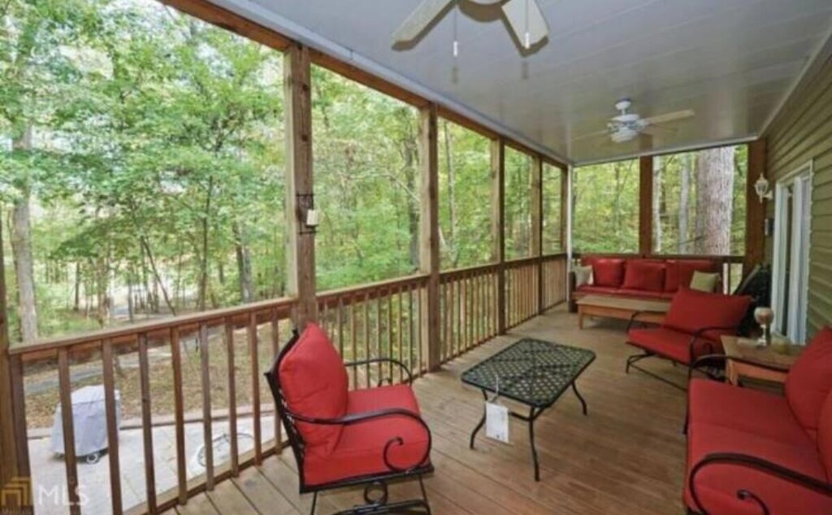 Secluded Lake House w/Game Room, Dock, Kayaks, Paddleboards, Porches, Firepits