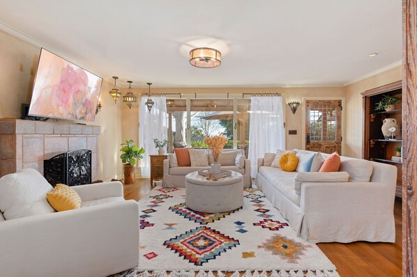 Colorful living room