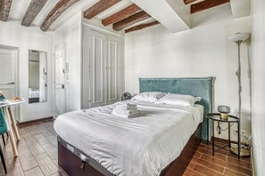 The open-plan living and dining area