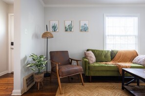 Reading corner in the living room